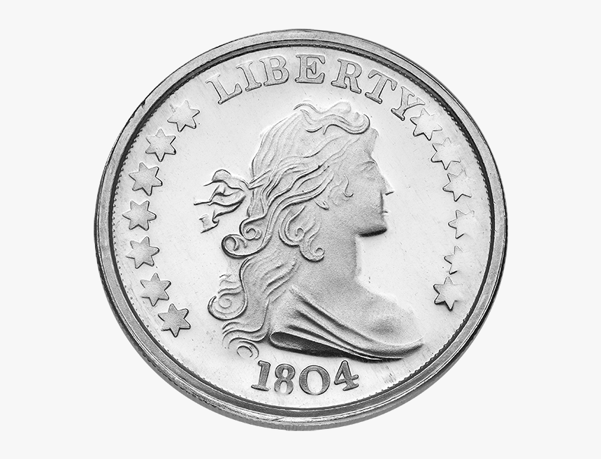 1 Oz Liberty Silver Round, HD Png Download