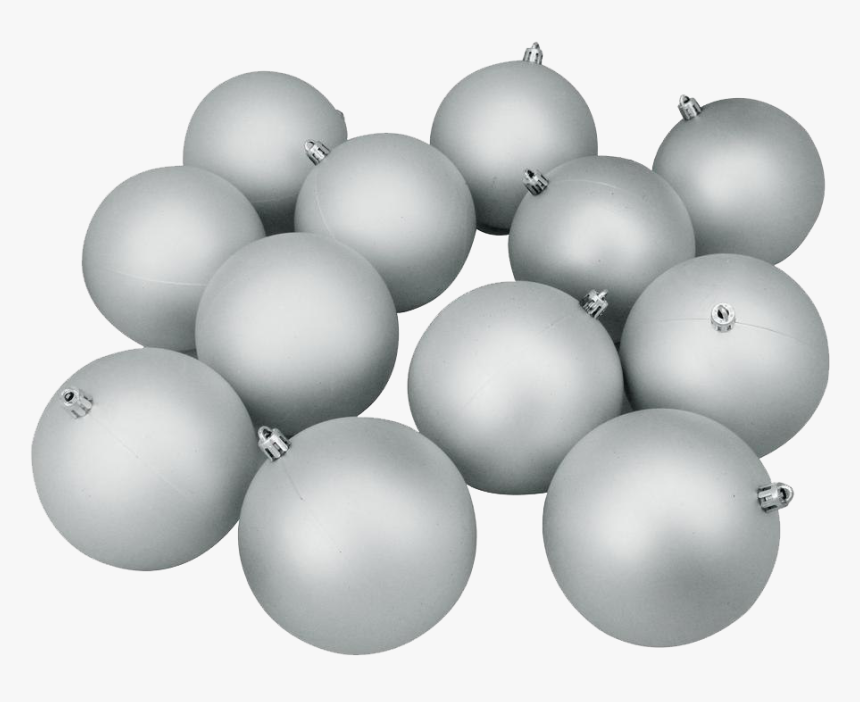 Silver Christmas Ball Png Picture - Sphere, Transparent Png