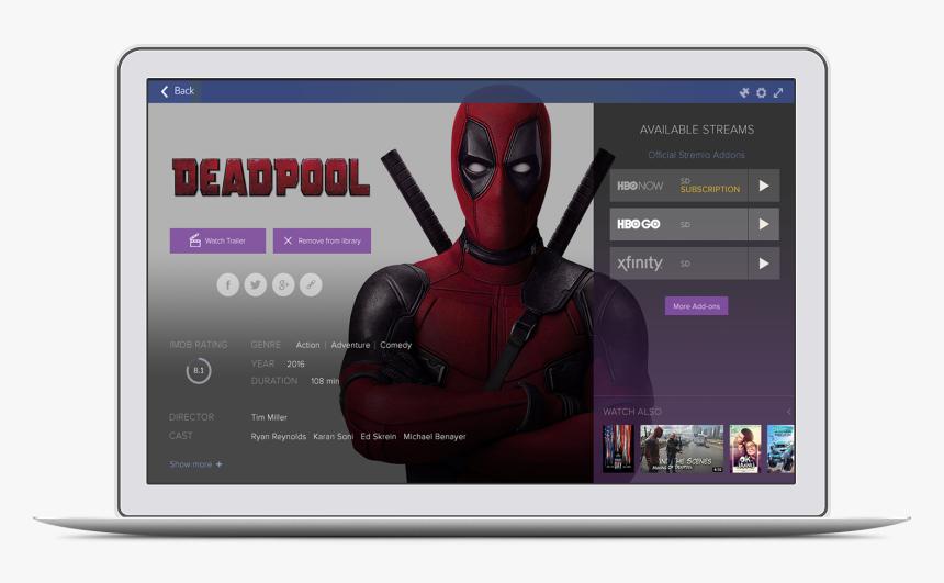 Stremio Mac, HD Png Download