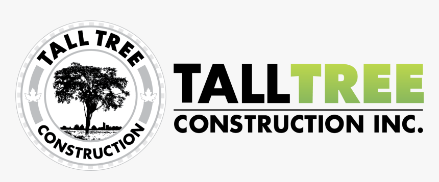 Tall Tree Construction Logo - Circle, HD Png Download