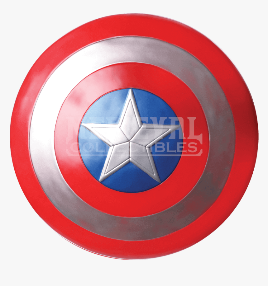 Kids Captain America Costume Shield - Plastic Captain America Shield Toy, HD Png Download
