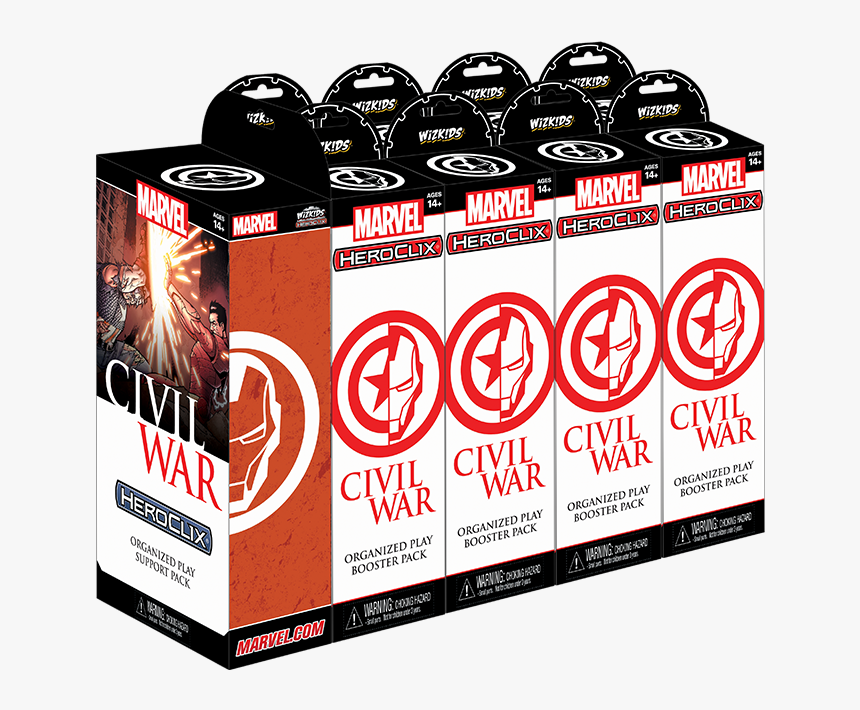 Mv2016 Hc Civil War Slop Booster Brick Mock - Heroclix Civil War Brick, HD Png Download