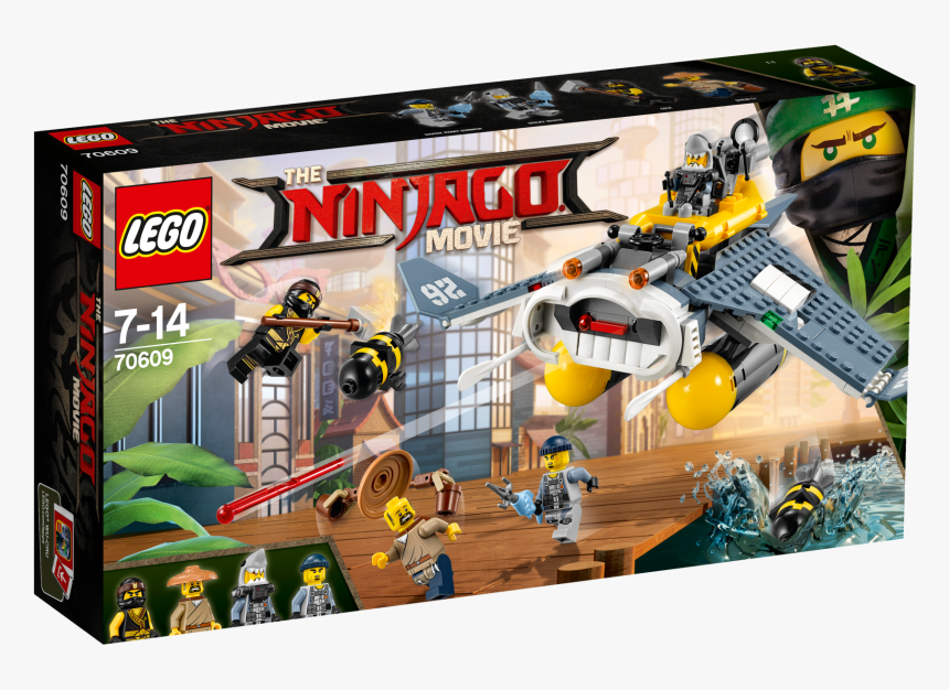 The Lego® Ninjago® Movie™ Manta Ray Bomber - Lego Ninjago Movie Sets, HD Png Download