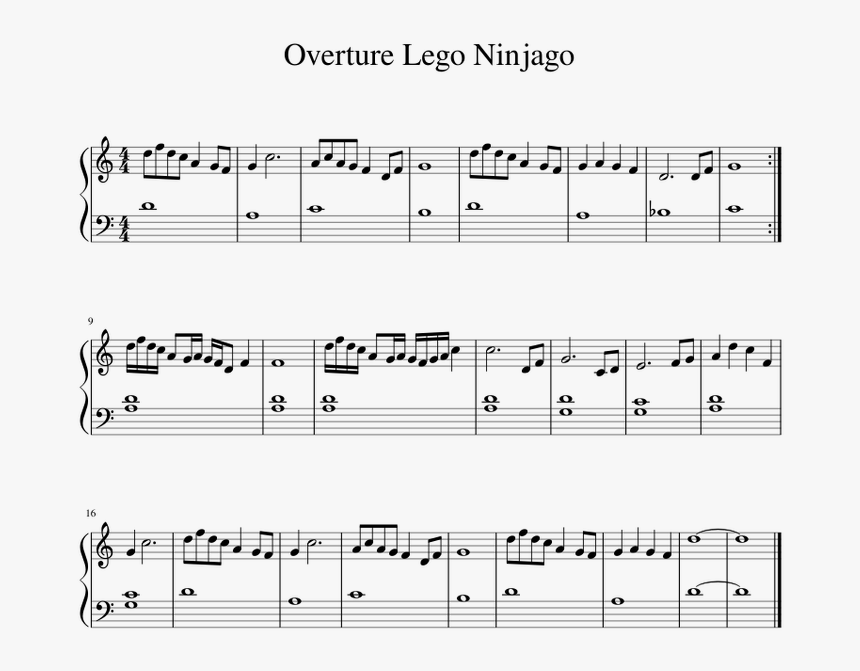Musica De Ninjago, HD Png Download