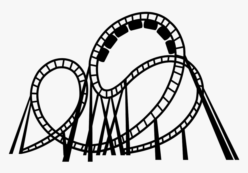 Transparent Roller Coaster Clipart, HD Png Download