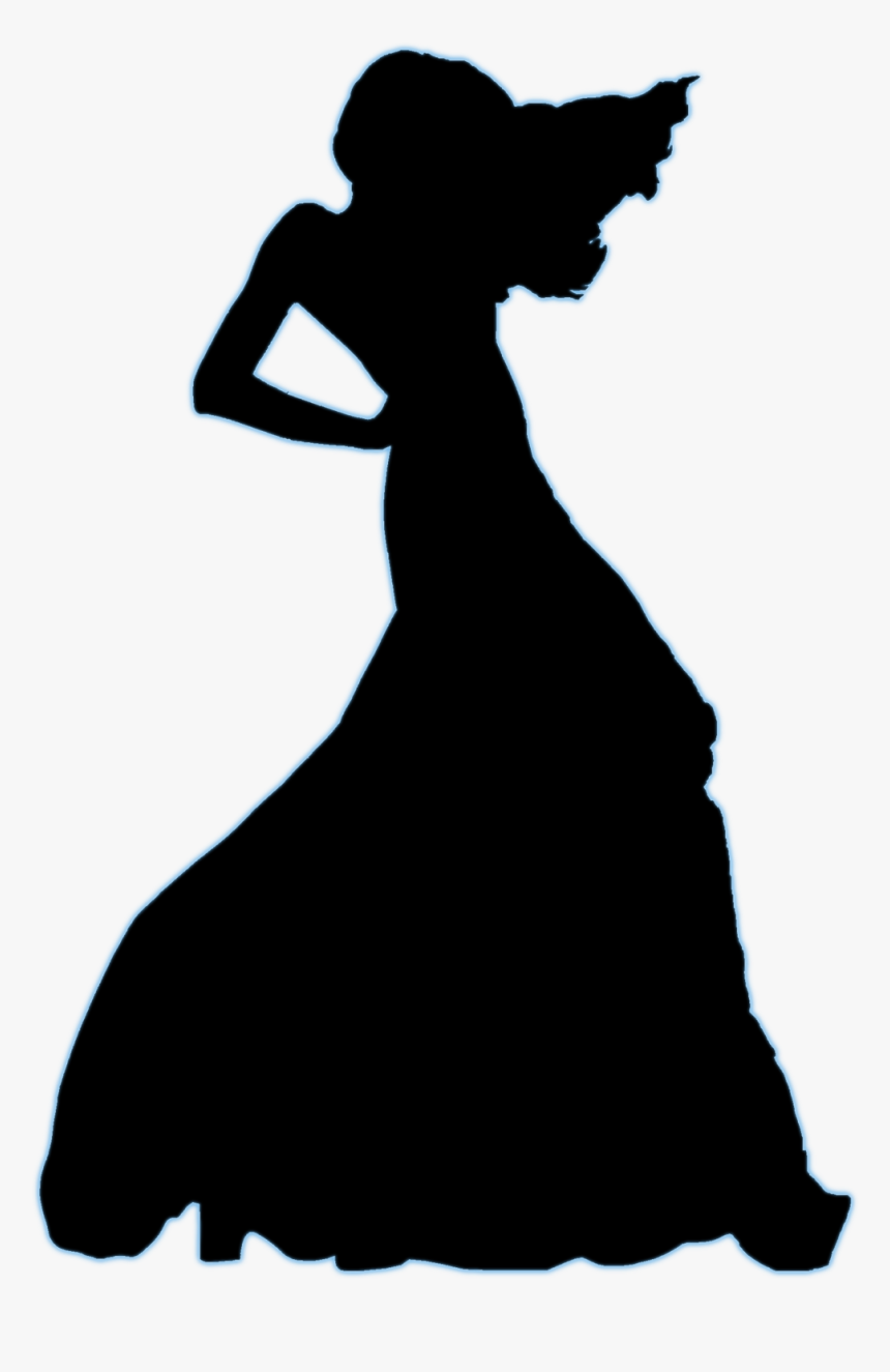 Model Silhouette Png Image - Fashion Model Pose Silhouette, Transparent Png