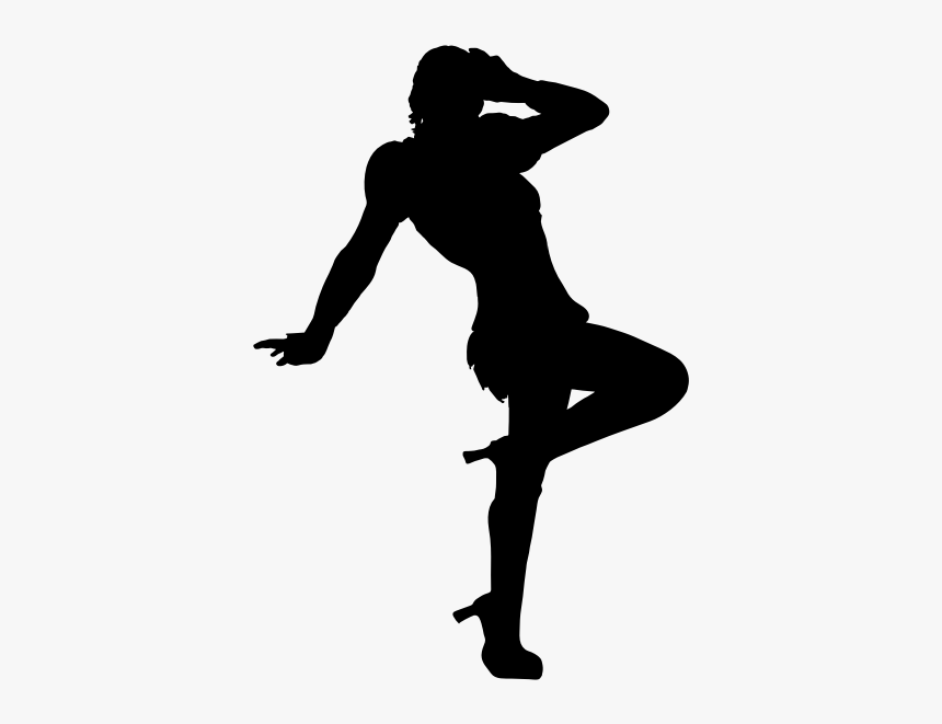 Girl Silhouette - Woman Pose Silhouette Png, Transparent Png ...