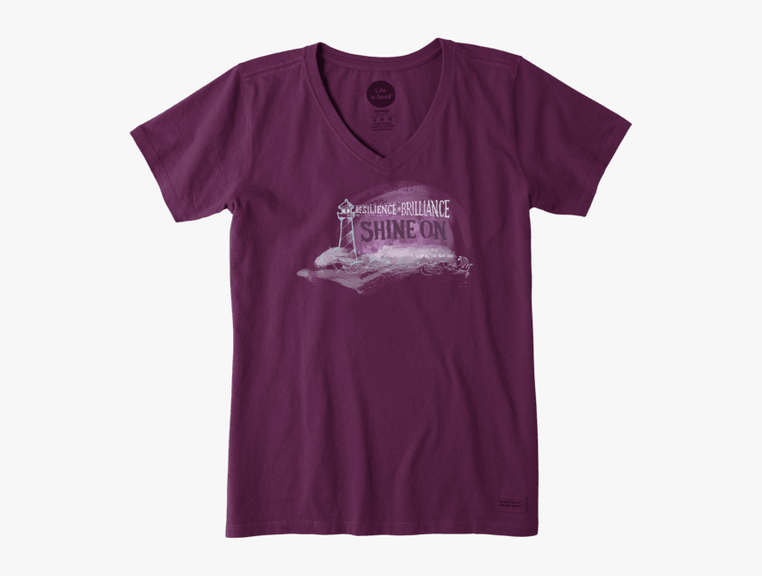 Women S Resilience Lighthouse Crusher Vee - T-shirt, HD Png Download