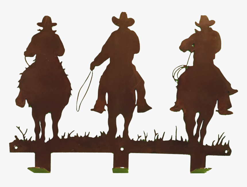 Cowboy , Png Download - Silhouette Of A Cowboy On A Horse, Transparent Png