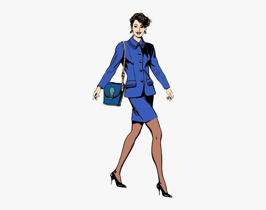 Business Woman Vector Image - Bag To Use During Interview, HD Png Download