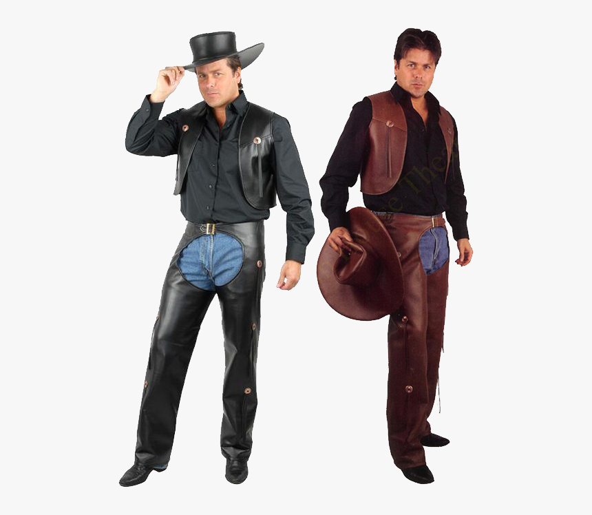 Cowboy Png - Leather Cowboy Outfit, Transparent Png , Transparent Png