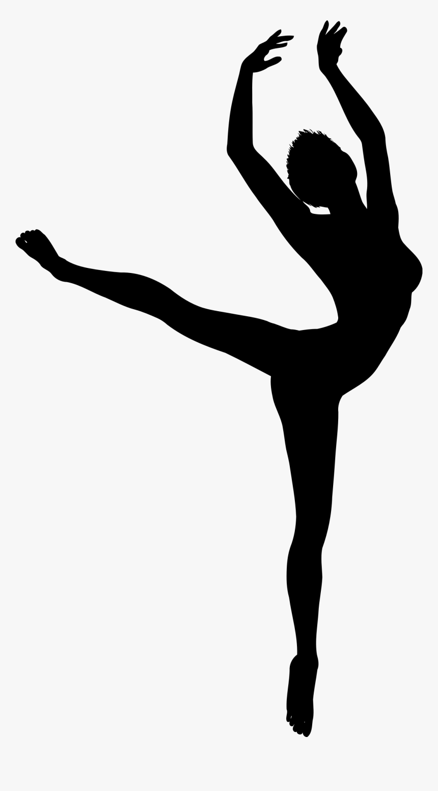 Ballet Silhouette With Transparent Background, HD Png Download