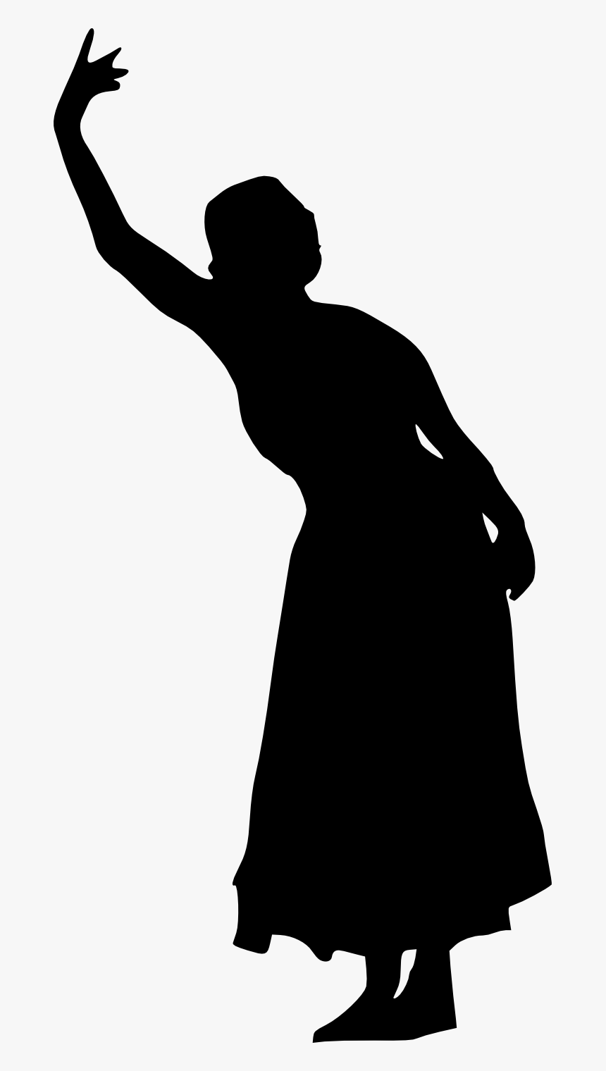 Ballerina-silhouette - Silhouette, HD Png Download