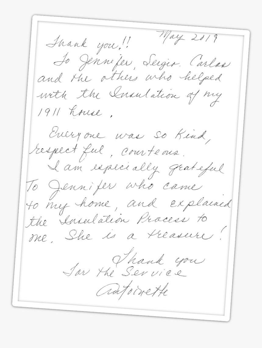 Antoinette Review W Border - Handwriting, HD Png Download