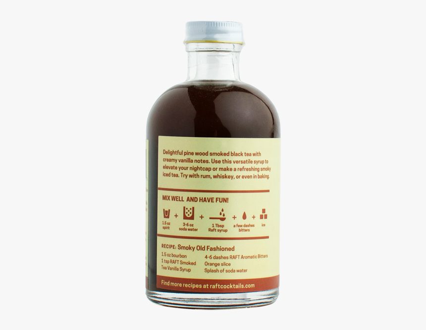 Raft Smoked Tea Vanilla Syrup - Syrup, HD Png Download , Transparent ...