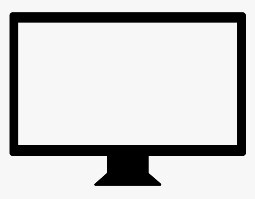 Devicetemplates Computer-02 - Computer Monitor, HD Png Download