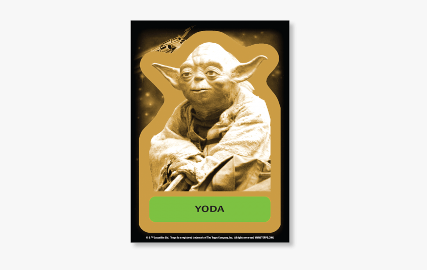 Yoda Character Sticker Artwork Gold Ed - Yoda Gordo, HD Png Download