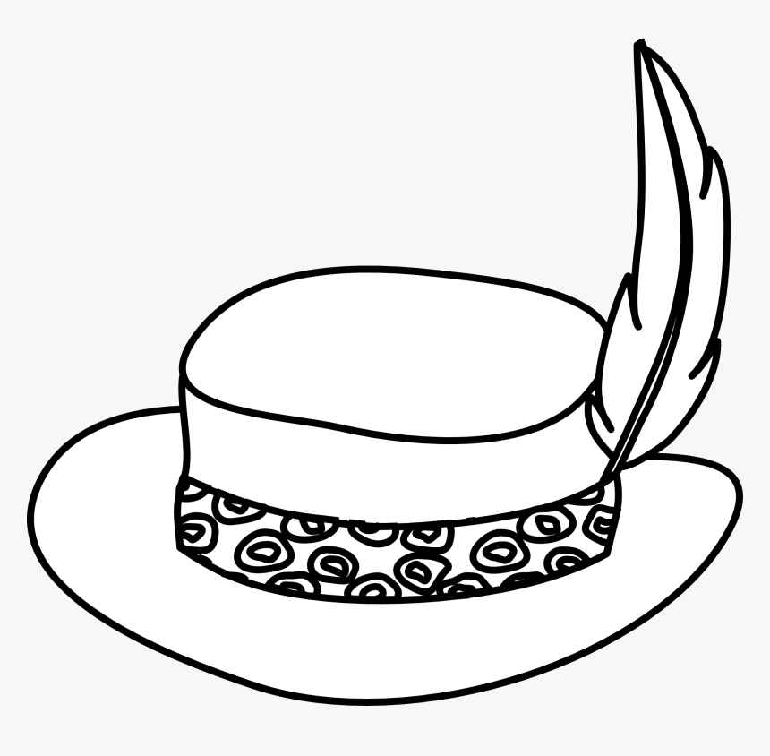 Hat Outline, HD Png Download