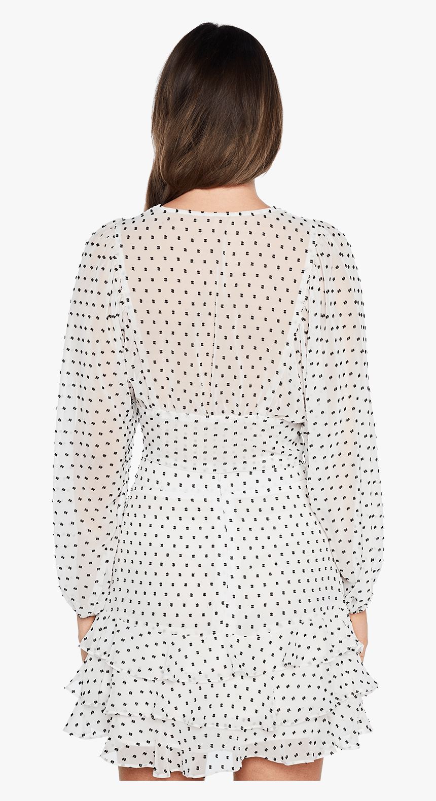 Dobby Tie Top In Colour Caviar - Polka Dot, HD Png Download