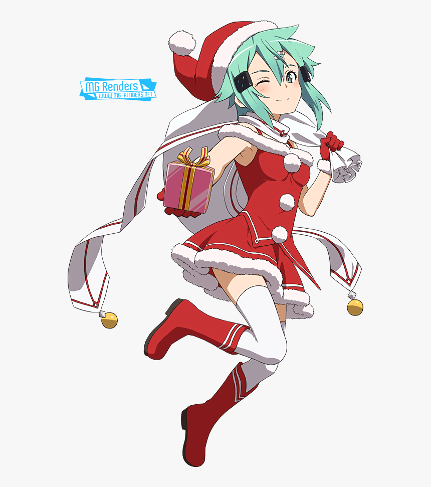 Sword Art Online Sinon Christmas, HD Png Download