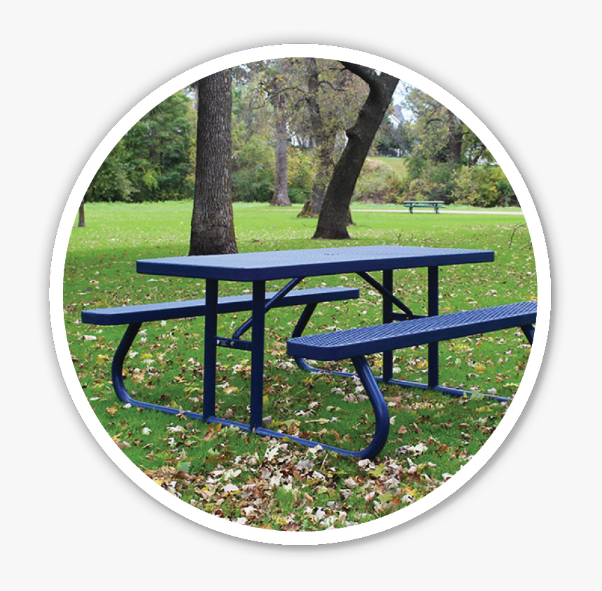 Rectangle Picnic Table - Grass, HD Png Download