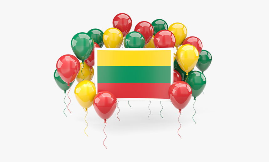 Square Flag With Balloons - Indian Flag Balloons Png, Transparent Png