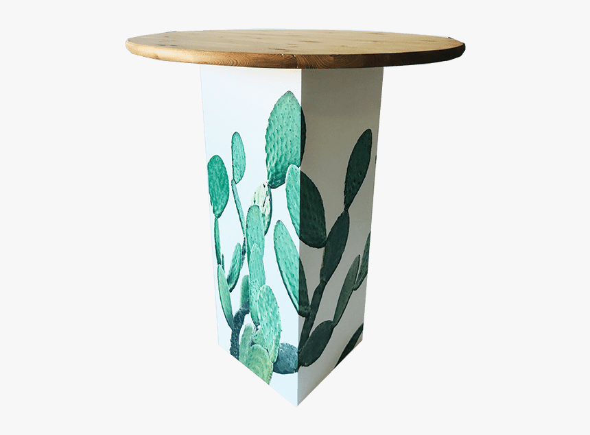 Inspired Environments Green Paddle Cactus Glow Table - Coffee Table, HD Png Download