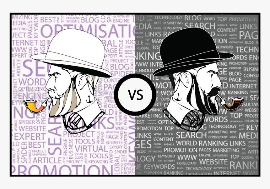 Seo White Hat Black Hat, HD Png Download