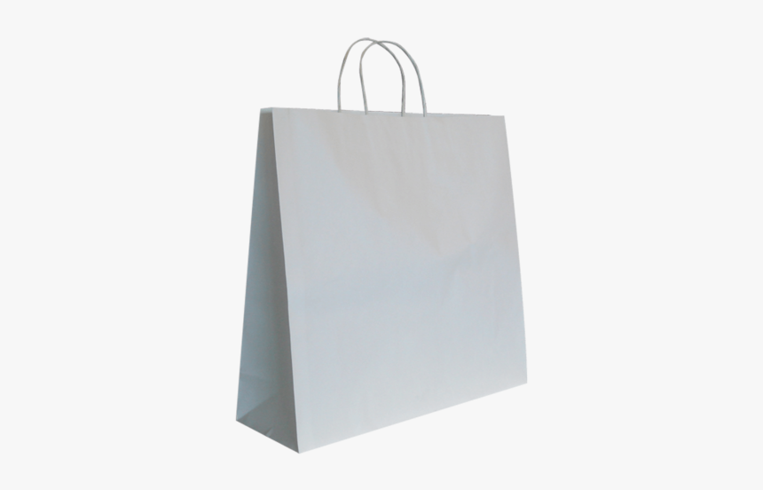 Large White Kraft Paper Bags With Twist Handles - Tote Bag, HD Png Download