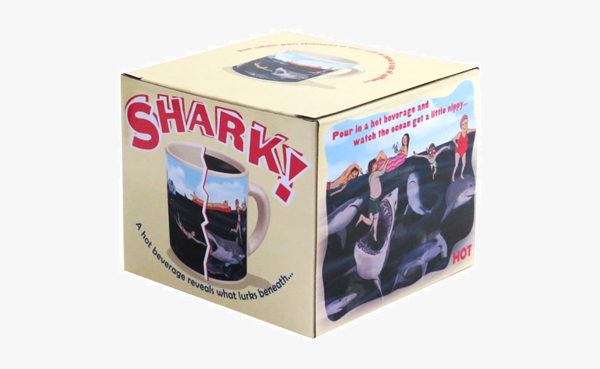 Unemployed Philosophers Guild Shark Mug, HD Png Download