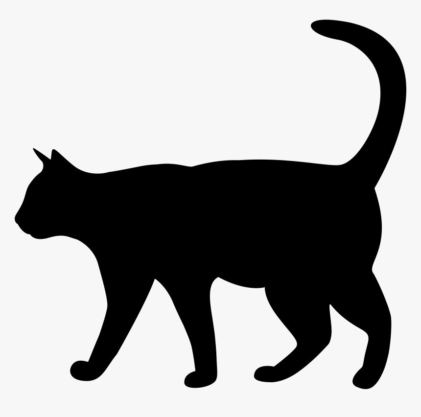 Black Cat Clipart Png, Transparent Png