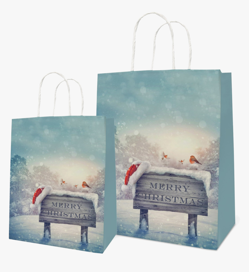 Transparent Paper Bag Png - Facebook Christmas Wall Cover, Png Download