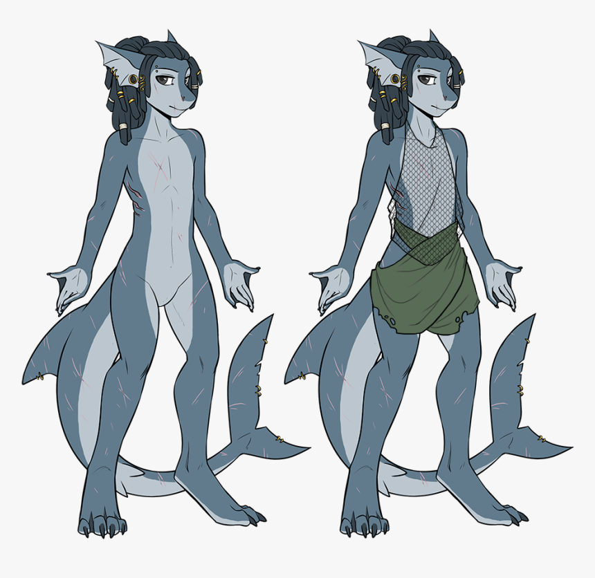 Shark Attack - Cartoon, HD Png Download