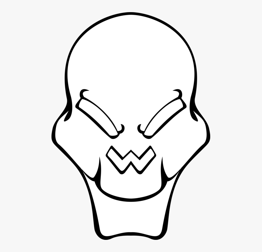 Emotion,monochrome Photography,monochrome - Skull, HD Png Download