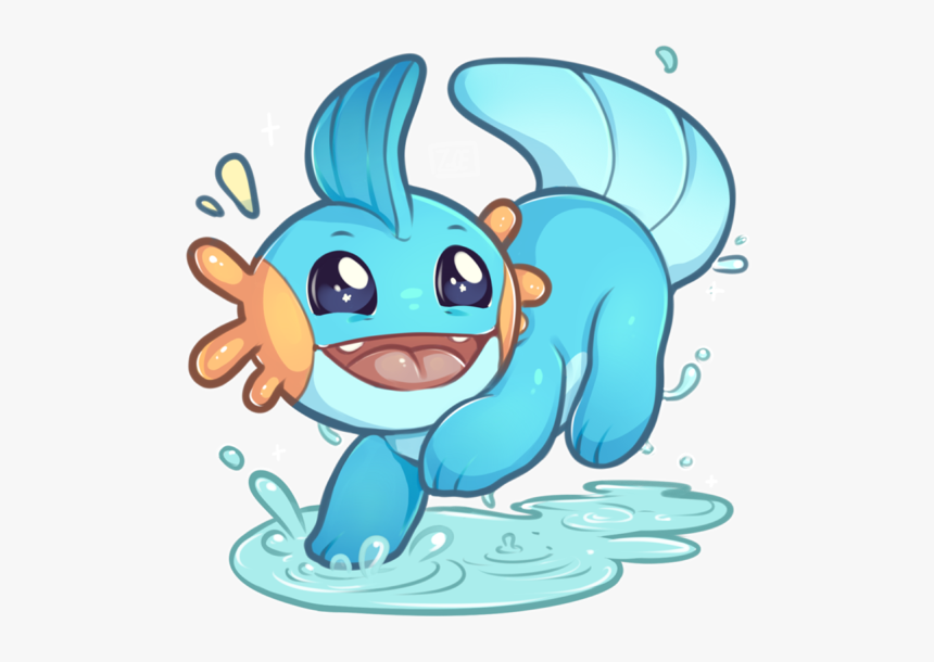 Cute Pokemon Mudkip, HD Png Download
