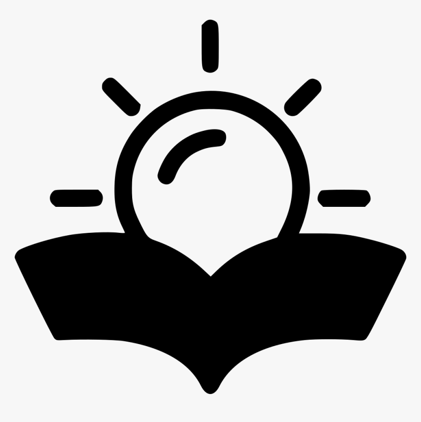 Sun Rising Out Of Book - Icono Idea, HD Png Download