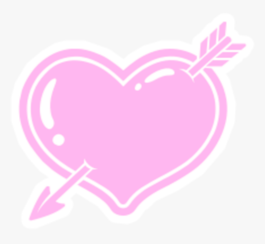 #heart #arrow #heartarrow #pink #cute #kavai #sugar - Heart, HD Png Download
