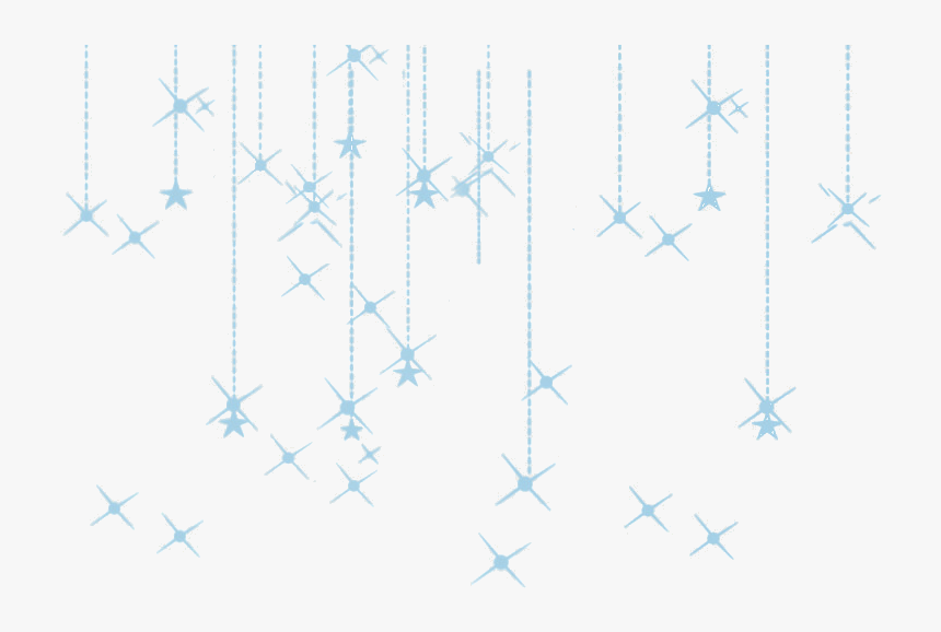 #sparkles #stars #decoration #hanging #overlay #blue - Sparkle Overlay Png Transparent Png, Png Download