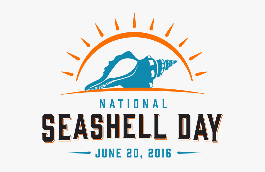 National Seashell Day Logo - National Seashell Day 2018, HD Png Download