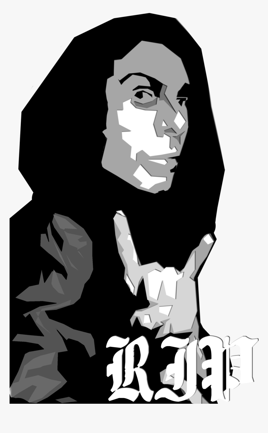 Rip Ronnie James Dio - Illustration, HD Png Download
