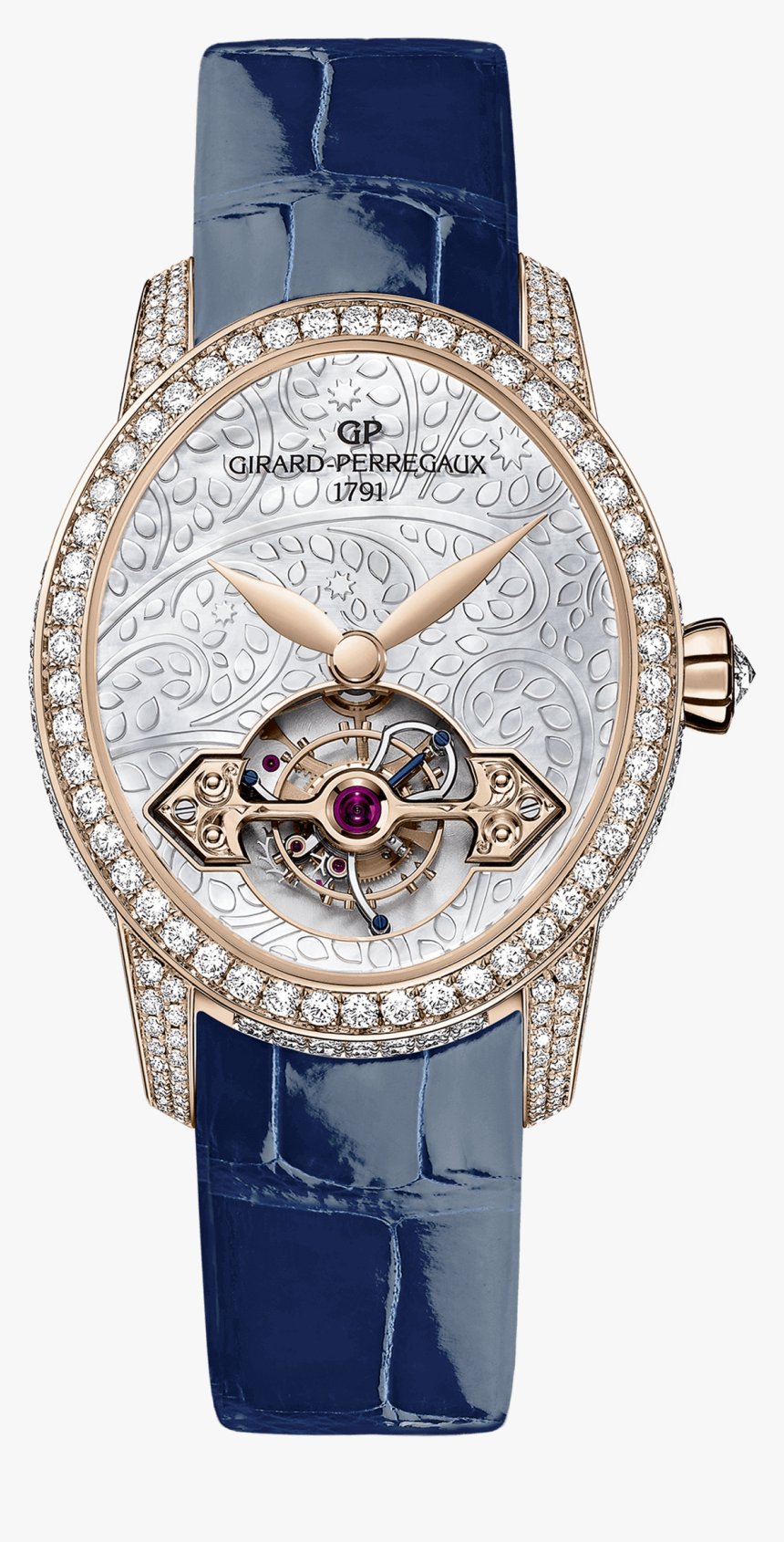 Cat S Eye Tourbillon With Gold Bridge Ref - Cat Eye Tourbillon Gold Bridge, HD Png Download