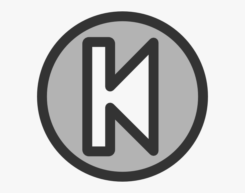 Left Stop Arrrow Svg Clip Arts - Rewind Clipart, HD Png Download