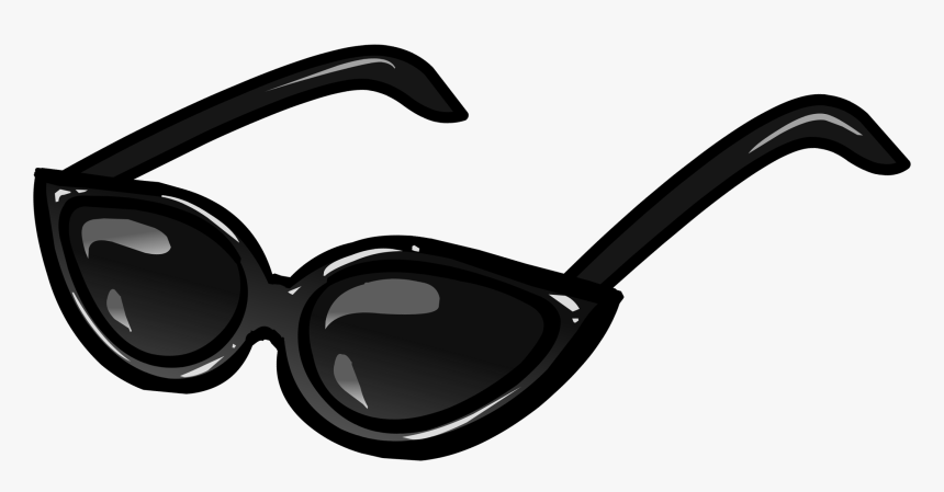 Club Penguin Wiki Fandom - Club Penguin Black Glasses, HD Png Download