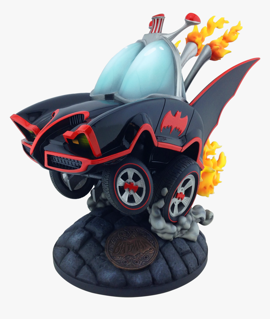 Batman Classic Tv Series Batmobile Statue - 66 Batmobile Statue, HD Png Download