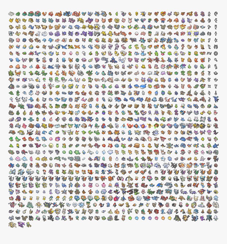 Pokemon Sprites - Key Math Words Word Search, HD Png Download