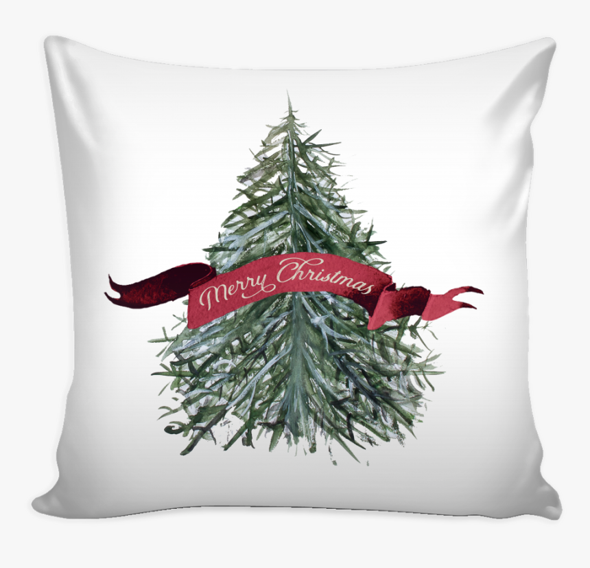 Exclusive Watercolor Christmas Tree Pillow Cover - Am Sorry My Family, HD Png Download