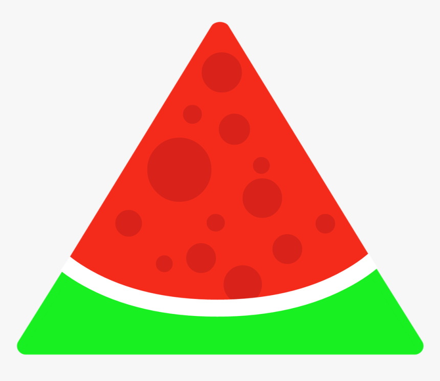 Melancia Fatia Triangular Png, Transparent Png
