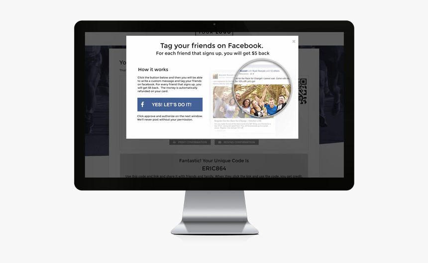 Tag Friends Imac Med - Led-backlit Lcd Display, HD Png Download