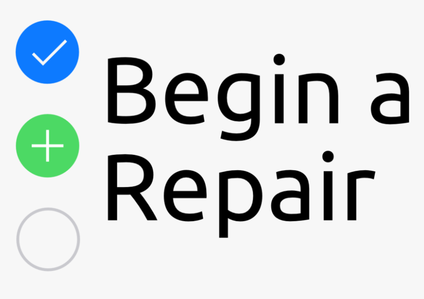 Start The Repair Process - Circle, HD Png Download