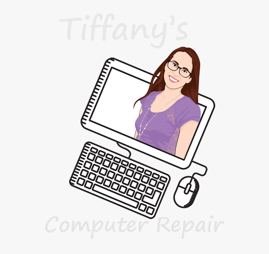 Tiffany S Computer Repair - Cartoon, HD Png Download